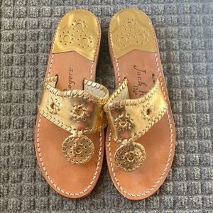 Jack Rogers Women's Metallic Gold Sandals